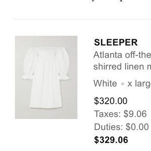 Sleeper White dress XL